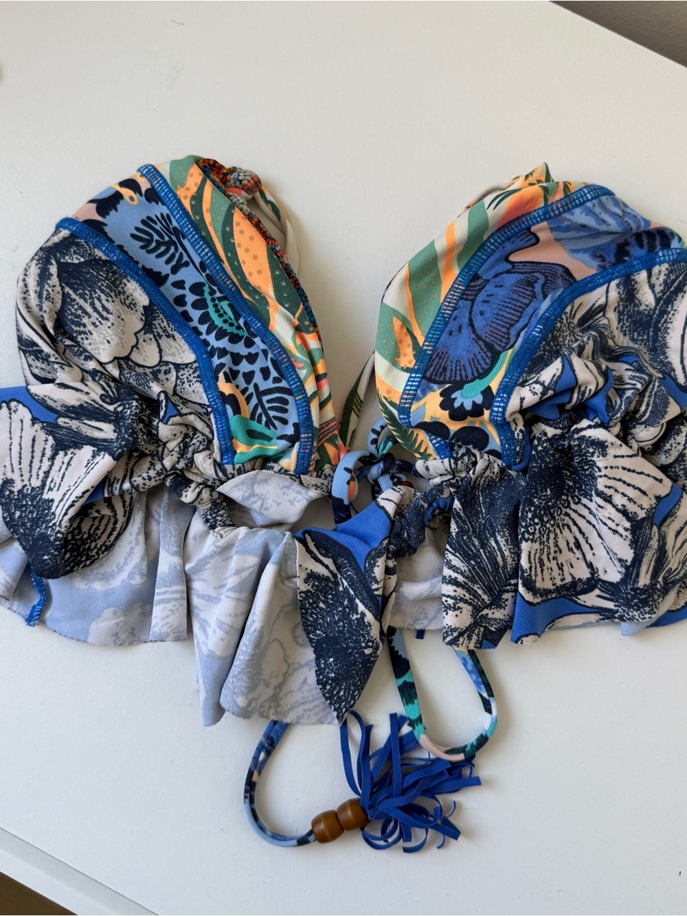 Maaji ruffle bikini top